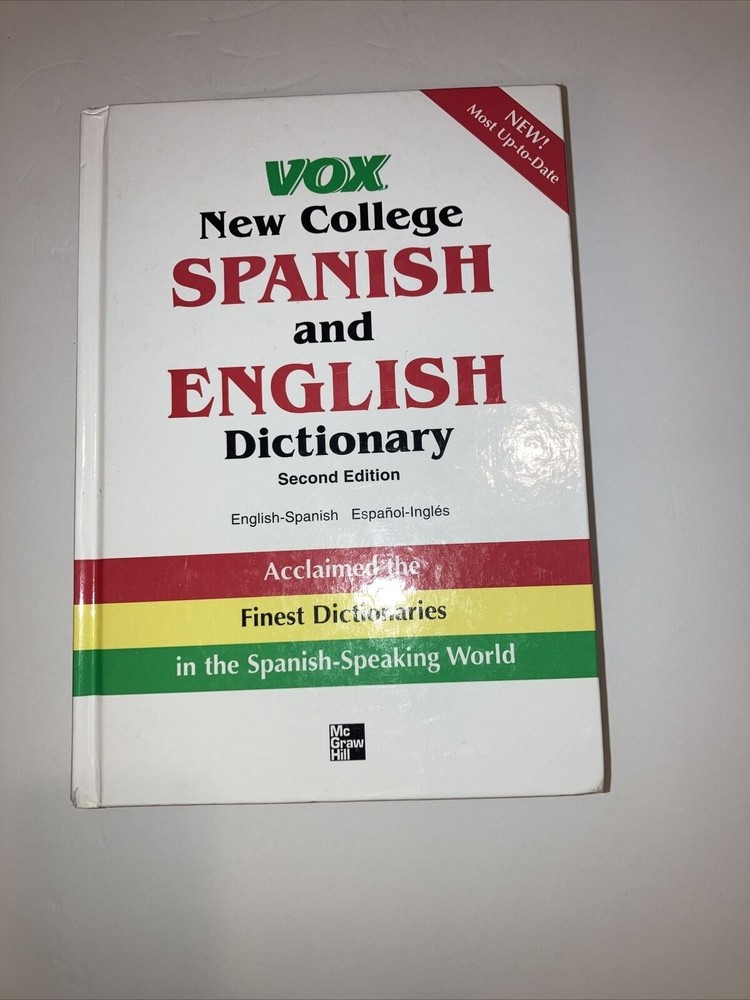 Vox New College Spanish and English Dictionary Second Edition